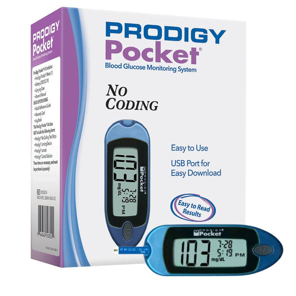 Prodigy No Coding Blood Glucose Test Strips / Meters / Monitoring Kits