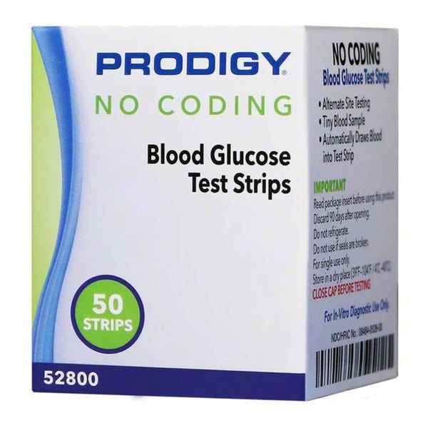 Prodigy No Coding Blood Glucose Test Strips / Meters / Monitoring Kits