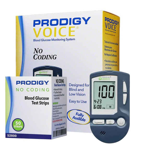 Prodigy No Coding Blood Glucose Test Strips / Meters / Monitoring Kits