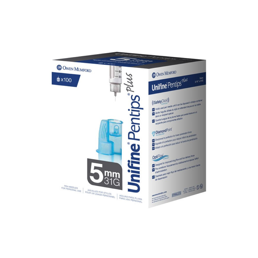 BD Ultra-Fine 31G (0.25mm) 3/16in (5mm) U100 Mini Pen Needles– Medicinal  Supplies