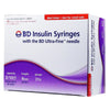 embecta Ultra-Fine Needle U100 Insulin Syringes, BD Becton Dickinson