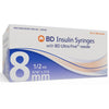 embecta Ultra-Fine Needle U100 Insulin Syringes, BD Becton Dickinson