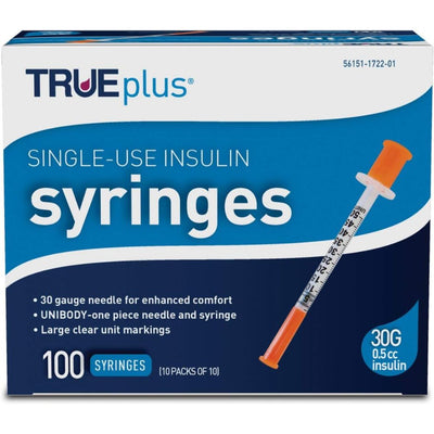 Trividia TRUEplus U100 Insulin Syringes, TRUE plus