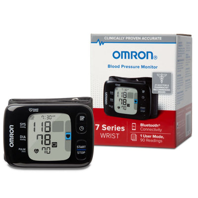 Omron 7 Series Wireless Digital Wrist Blood Pressure Monitor, Fits wrists 5.3 to 8.5 Inches, BP6350