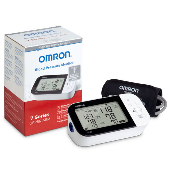 Omron 7 Series Wireless Upper Arm Digital Blood Pressure Monitor, Fits arms 9