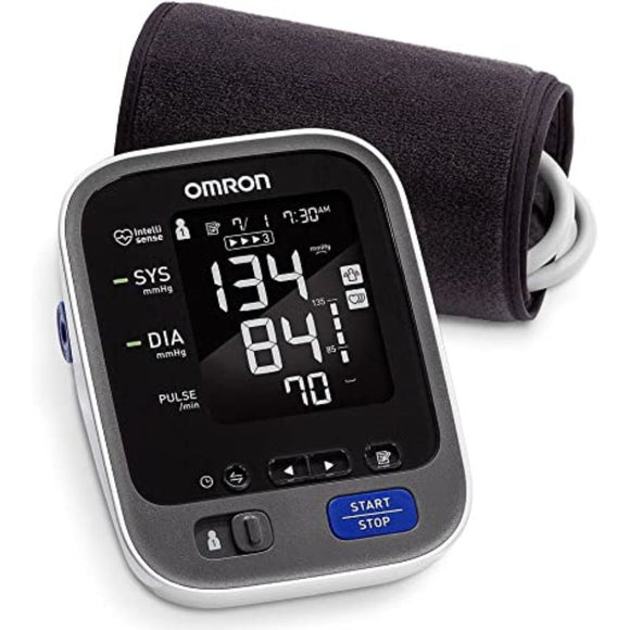 Omron 10 Series Upper Arm Digital Blood Pressure Monitor with Wireless Bluetooth, Fits arms size 9” to 17”, BP786