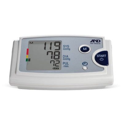 A&D Medical Quick Response Upper Arm Digital Blood Pressure Monitor with Pre-formed Arm cuff, Fits arms 9 to 17 Inches, UA-787EJ