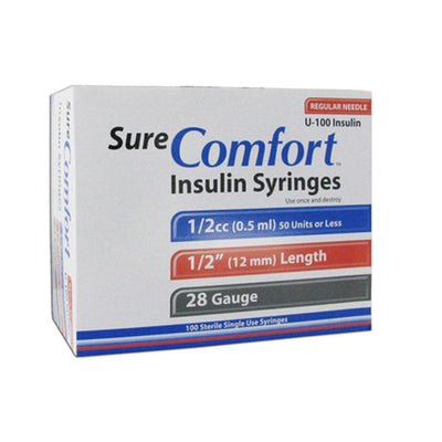 Allison Medical SureComfort U100 Insulin Syringes, Sure Comfort