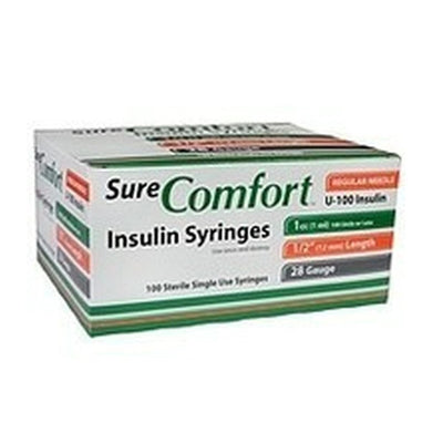 Allison Medical SureComfort U100 Insulin Syringes, Sure Comfort