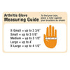 Brownmed IMAK Cotton Arthritis Gloves, Mild Compression, Latex-free, Black