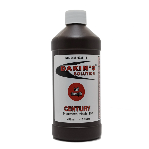 Dakin’s Solution / Di-Dak-Sol Sodium Hypochlorite Wound Cleanser, 16 oz.