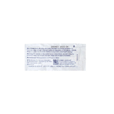 Dynarex DynaLube Lubricating Jelly, Sterile, Water Soluble, Greaseless, Unscented, Latex-Free