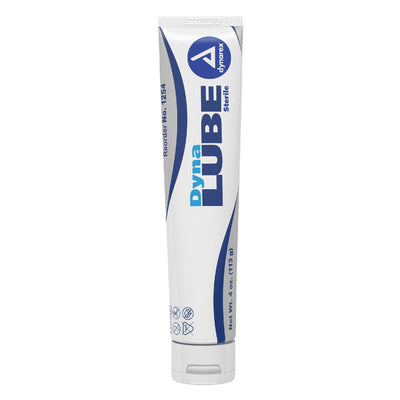 Dynarex DynaLube Lubricating Jelly, Sterile, Water Soluble, Greaseless, Unscented, Latex-Free
