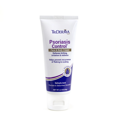 Genuine Virgin Aloe TriDerma Psoriasis Control Cream, Paraben Free