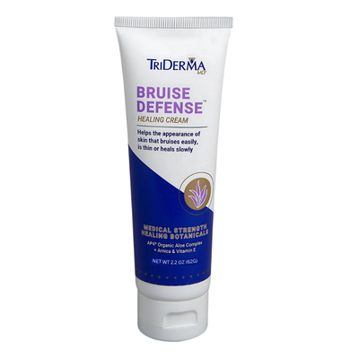Genuine Virgin Aloe TriDerma Diabetic Bruise Defense Healing Cream, 2.2 oz. Tube