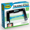Jobar Talking Scale 15 In. L x 12 In. x 1 In. H Platform, 550 lb Weight Capacity, 8mm Tempered Glass