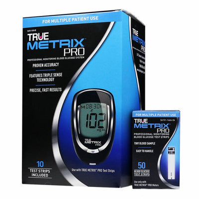 Trividia True Metrix Pro Blood Glucose Test Strips / Meter / Monitoring Kit