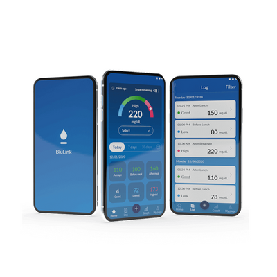 MHC EasyTouch BluLink Blood Glucose Test Strips