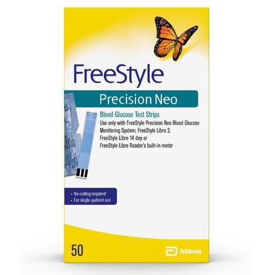 Abbott FreeStyle Precision Neo Blood Glucose Test Strips / Meter / Monitoring Kits