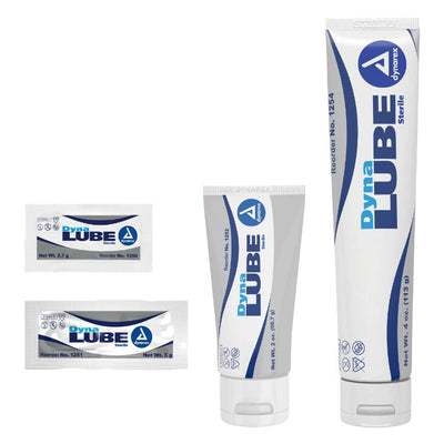 Dynarex DynaLube Lubricating Jelly, Sterile, Water Soluble, Greaseless, Unscented, Latex-Free