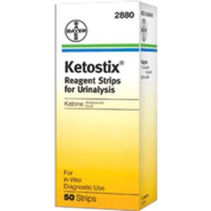 Ketostix Urine Reagent Test Strip, 50/Box