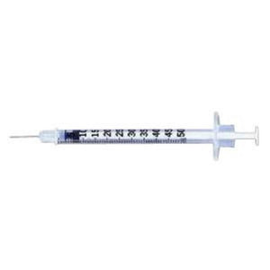 BD Lo-Dose 28G (0.36mm) 1/2in (12.7mm) 1/2cc (0.5mL) Becton Dickinson Micro-Fine IV Needle U100 Insulin Syringes