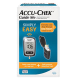 Roche Diagnostics Accu-Chek Guide Me Blood Glucose Meter Kit, Sugar Level Monitoring System with Strip Technology, Spill-Resistant SmartPack Vial, 598499896001