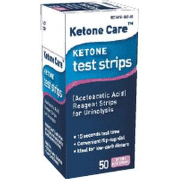 Nipro Ketone Care Blood Glucose Test Strip, Ketones, 15 sec Read Time, 6 Level Color Chart