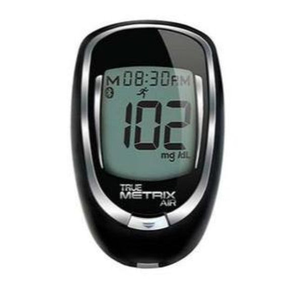 Trividia Health True Metrix Air Blood Glucose Meter, Ketone Test Reminder, No Coding, RE4H01-43