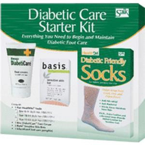 Salk Diabetic Foot Care Starter Kit, Size 10-13