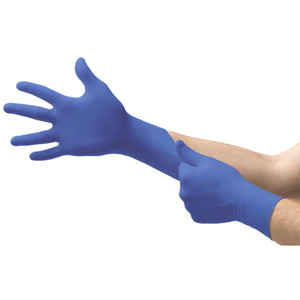 Ansell MicroTouch Nitrile Exam Glove, Non-sterile, Powder-free, Chemo-rated, Blue