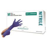 Ansell MicroTouch Nitrile Exam Glove, Non-sterile, Powder-free, Chemo-rated, Blue