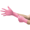 Ansell MicroTouch NitraFree Nitrile Exam Glove, Non-sterile, Powder-free, Chemo-rated, Pink
