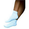 BSN Jobst Unisex SensiFoot Diabetic Crew-Length Mild Compression Socks, Closed Toe, Large, White