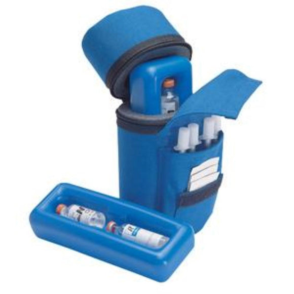 Medicool Insulin Protector Case, Diabetic Travel Organizer, Blue
