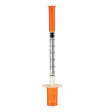Pharma Supply Advocate 31G (0.25mm) 5/16in (8mm) 3/10cc (0.3mL) U100 Insulin Syringes, Half-Unit Scale