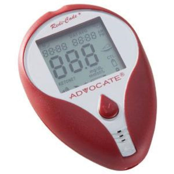 Pharma Supply Advocate Redi-Code Talking Blood Glucose Meter, Bilingual Speaking, 400 Times Memory, No Coding, BMB001SKR