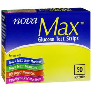 Nova Max Blood Ketone Test Strip (10 count)